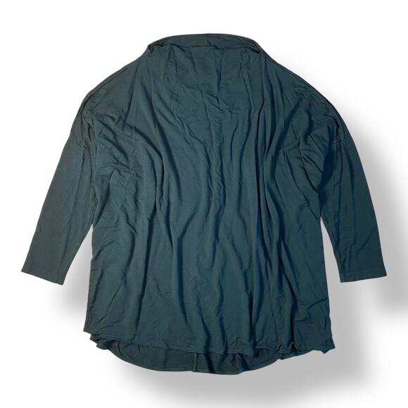 Bryn Walker Dimitri Tunic Womens Size 1X Green‎ Boho Lagenlook - Picture 1 of 8